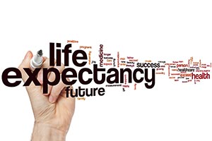 higher life expectancy